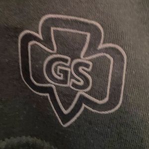 Girl Scout zipper jacket. Size medium.